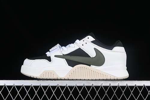 【300】[FZ8117-100]-[TRAVIS SCOTT JORDAN CUT THE CHECK WHITE/GREY/BLACK/GREEN]-[UNISEX:36-46]