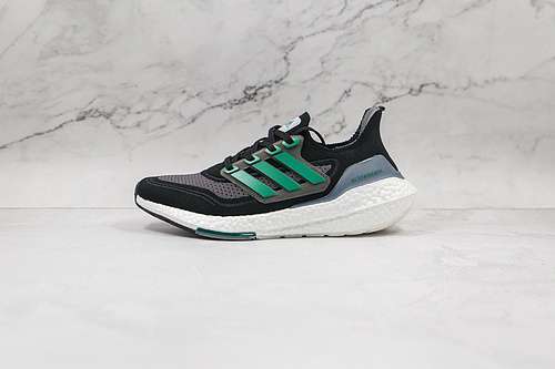 【320】[FZ1923]-[ULTRABOOST 21 SHOES CORE BLACK/SUB GREEN/GREY FIVE]-[MAN:39-48]