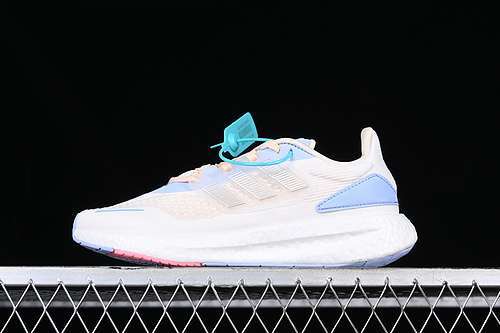 【260】[HQ1419]-[ADIDAS PUREBOOST 22 WHITE/YELLOW/BLUE]-[WOMAN:36-40]