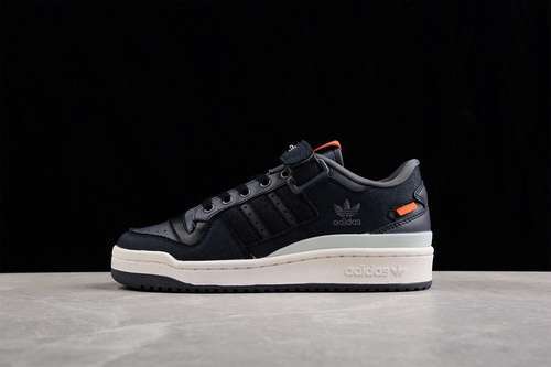 【280】[HQ6335]-[FORUM 84 LOW SHOES CORE BLACK/CLOUD WHITE/ORANGE]-[WOMAN:36-39]-[MAN:40-45]