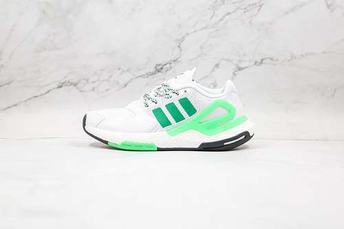 【320】[FW4848]-[DAY JOGGER SHOES CLOUD WHITE/CLOUD WHITE/GREEN]-[WOMAN:36-39]-[MAN:40-45]