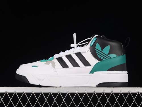 【280】[ID4094]-[POST UP SHOES CLOUD WHITE/CORE BLACK/CLOUD WHITE-GREEN]-[WOMAN:36-39]-[MAN:40-45]