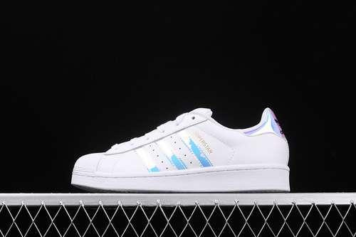 【300】[AQ6278]-[SUPERSTAR J IRIDESCENT FOOTWEAR WHITE/FOOTWEAR WHITE/METALLIC SILVER]-[WOMAN:36-39]