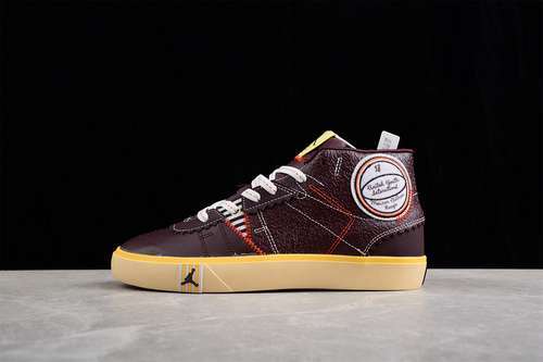【300】[DO5247-212]-[MAISON CHÂTEAU ROUGE X JORDAN SERIES MID UNITED YOUTH INTERNATIONAL BROWN BASALT]