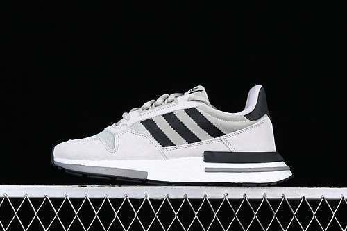 【270】[B42288]-[ADIDAS ZX500 RM BOOST WHITE/BLACK/GREY]-[WOMAN:36-39]-[MAN:40-45]