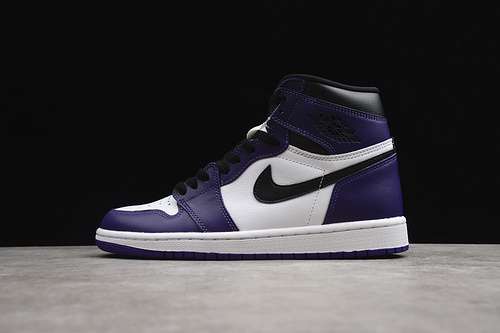 【550】[555088-500]-[CJ AIR JORDAN 1 HIGH OG COURT PURPLE/WHITE-BLACK]-[MAN:40-46]