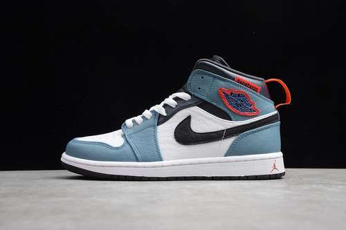 [CU2802-100]-[GZ AIR JORDAN 1 MID FEARLESS FACETASM WHITE/BLUE]-[UNISEX:36-47]