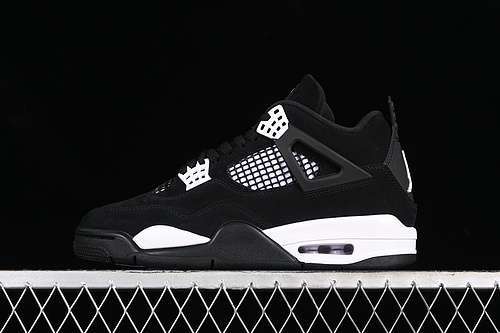 【530】[FQ8138-001]-[AIR JORDAN 4 RETRO WHITE THUNDER BLACK/WHITE/BLACK]-[WOMAN:36-39]-[MAN:40-47.5]