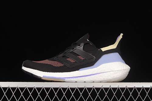 【300】[S23841]-[ULTRABOOST 21 CORE BLACK/CORE BLACK/VIOLET TONE]-[WOMAN:36-39]-[MAN:40-45]