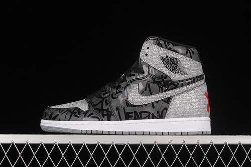 【500】[555088-036]-[AIR JORDAN 1 HIGH OG REBELLIONAIRE BLACK/WHITE/PARTICLE GREY]-[MAN:40-47.5]