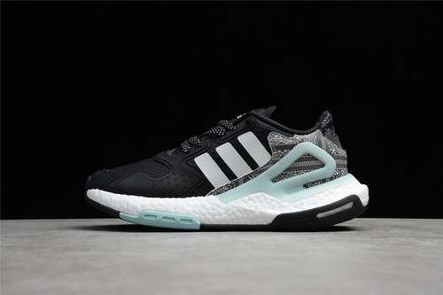 【320】[FV4538]-[DAY JOGGER 2021 SHOES CORE BLACK/CLOUD WHITE/BLUE]-[WOMAN:36-39]-[MAN:40-45]