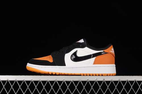 【280】[DD9315-800]-[AIR JORDAN 1 LOW GOLF SHATTERED BACKBOARD WHITE/BLACK/ORANGE]-[UNISEX:36-46]
