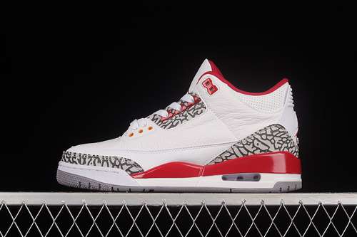 【450】[CT8532-126]-[AIR JORDAN 3 RETRO WHITE/LIGHT CURRY/CARDINAL RED/CEMENT GREY]-[MAN:40-47.5]