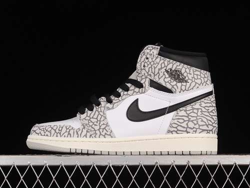 【380】[DZ5485-052]-[AIR JORDAN 1 RETRO HIGH OG WHITE CEMENT TECH GREY/MUSLIN/BLACK/WHITE]-[40-47.5]