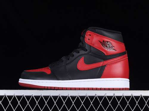【380】[555088-001]-[AIR JORDAN 1 RETRO HIGH OG BANNED 2016 BLACK/VARSITY RED-WHITE]-[UNISEX:36-47.5]