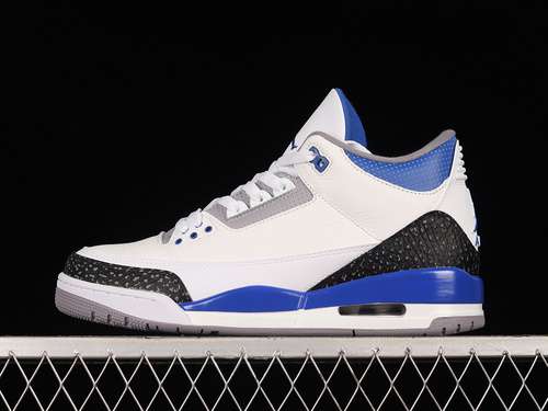 【420】[CT8532-145]-[AIR JORDAN 3 RETRO WHITE/BLACK/CEMENT GREY/RACER BLUE]-[MAN:40-47.5]