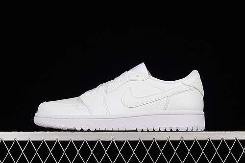 【300】[DD9315-101]-[AIR JORDAN 1 LOW GOLF WHITE/WHITE/WHITE]-[WOMAN:36-39]-[MAN:40-46]