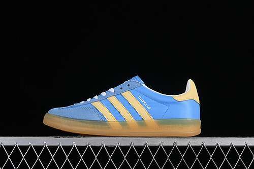 【270】[IE2960]-[ORIGINALS GAZELLE INDOOR SEMI BLUE BURST/ALMOST YELLOW/CLOUD WHITE]-[UNISEX:35-45]