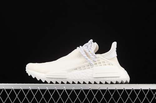 【360】[AC7031]-[PHARRELL X NMD HUMAN RACE TRAIL BLANK CANVAS CREAM WHITE/RUNNING WHITE/RUNNING WHITE]