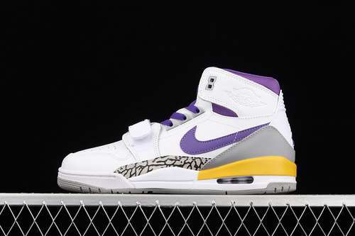 【350】[AV3922-157]-[AIR JORDAN LEGACY 312 LAKERS WHITE/FIELD PURPLE-AMARILLO]-[UNSIEX:36-46]