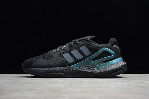 【300】[FY3015]-[DAY JOGGER 2020 BOOST CORE BLACK/CORE BLACK/BLUE]-[WOMAN:36-39]-[MAN:40-45]