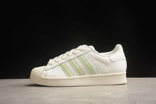 【220】[HQ6668]-[ORIGINALS SUPERSTAR W OFF WHITE/GREEN]-[WOMAN:35-39]-[MAN:40-45]