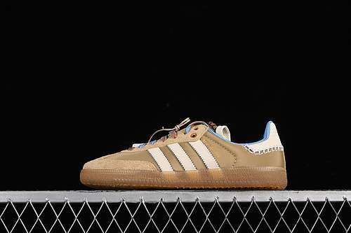 【260】[IH3261]-[WALES BONNER X SAMBA NYLON DESERT WHITE/WONDER WHITE/ASH BLUE]-[UNISEX:35-46]