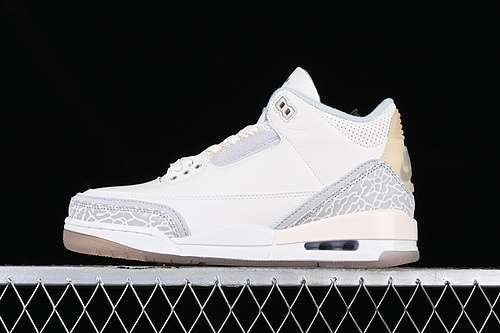 【400】[FJ9479-100]-[AIR JORDAN 3 CRAFT IVORY WHITE/GREY/BROWN]-[WOMAN:36-39]-[MAN:40-47.5]