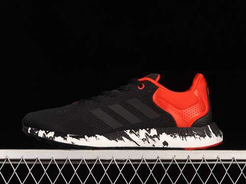 【280】[GV7702]-[PUREBOOST 21 SHOES CORE BLACK/GREY SIX/VIVID RED]-[MAN:39-45]