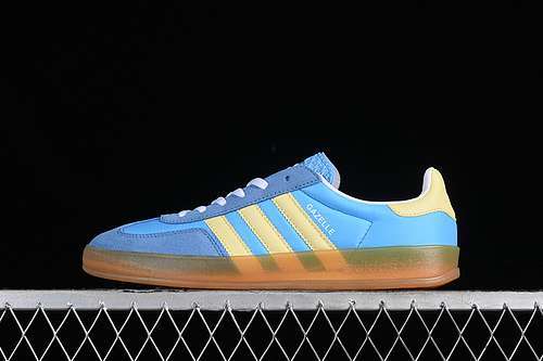 【220】[IE2960]-[ORIGINALS GAZELLE INDOOR SEMI BLUE BURST/ALMOST YELLOW/CLOUD WHITE]-[UNISEX:36-45]