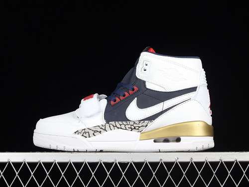 【380】[AV3922-101]-[AIR JORDAN LEGACY 312 DREAM TEAM WHITE/MIDNIGHT NAVY-TEAM RED-METALLIC GOLD]