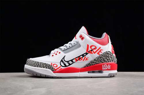 【340】[DN3707-160]-[AIR JORDAN 3 RETRO FIRE RED WHITE/BLACK/GREY/RED]-[MAN:40-47.5]