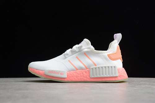 【320】[FY9388]-[NMD_R1 SHOES CLOUD WHITE/SEMI FLASH RED/SIGNAL PINK]-[WOMAN:36-40]