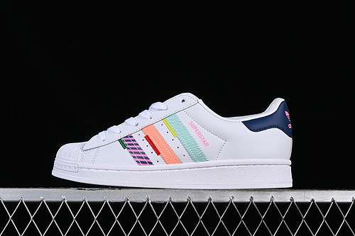 【220】[GW9783]-[SUPERSTAR WHITE/BLUE/GREEN/ORANGE/PURPLE]-[WOMAN:36-40]