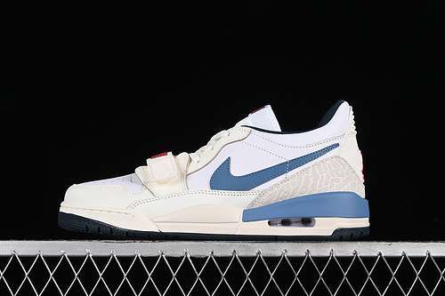 【310】[HM3709-141]-[AIR JORDAN LEGACY AJ312 LOW WHITE/GREY/BLUE/ORANGE]-[WOMAN:36-39]-[MAN:40-46]