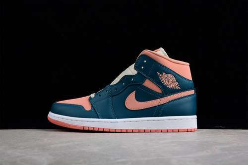 【340】[BQ6472-308]-[CJ AIR JORDAN 1 MID DARK TEAL GREEN/DARK TEAL GREEN/WHITE]-[WOMAN:35.5-42]