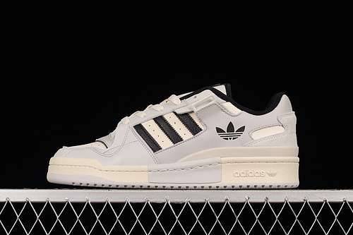 【270】[GX6284]-[FORUM 84 LOW BLACK/WHITE/GREY]-[WOMAN:36-39]-[MAN:40-45]