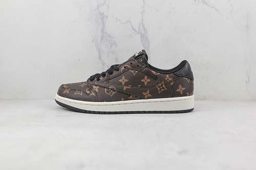【320】[DM7899-335]-[AIR JORDAN 1 LOW X L*V DARK BROWN/BLACK/WHITE]-[WOMAN:36-39]-[MAN:40-46]
