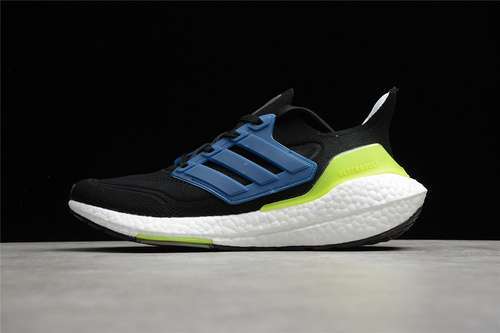 【300】[FY0568]-[ULTRA BOOST 21 SHOES CORE BLACK/GREEN/CLOUD WHITE]-[WOMAN:36-39]-[MAN:40-45]