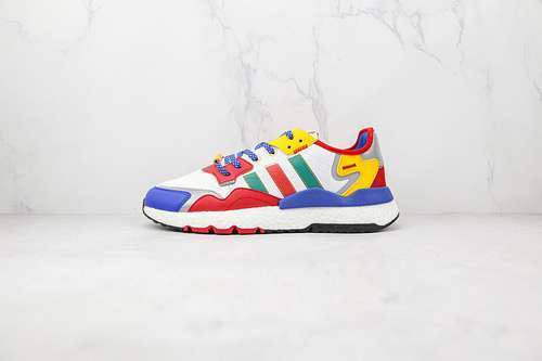 【280】[FE1957]-[NITE JOGGER 2019 BOOST SHOES CLOUD WHITE/MULTI-COLOR]-[WOMAN:36-39]-[MAN:40-45]