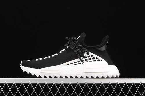 【360】[D97921]-[PHARRELL X CHANEL X NMD HUMAN RACE TRAIL CHANEL CORE BLACK/RUNNING WHITE]-[MAN:40-48]
