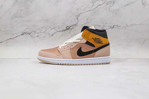 【340】[DD2224-200]-[AIR JORDAN 1 MID SE PARTICLE BEIGE/METALLIC RED BRONZE/UNIVERSITY GOLD/BLACK]