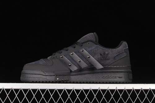 【280】[GW8726]-[MELTING SADNESS X FORUM EXHIBIT LOW CORE BLACK/CORE BLACK/CORE BLACK]-[UNISEX:36-45]