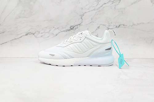 【320】[GZ7741]-[ZX 2K BOOST 2.0 SHOES CLOUD WHITE/CORE BLACK/CLOUD WHITE]-[WOMAN:36-39]-[MAN:40-45]