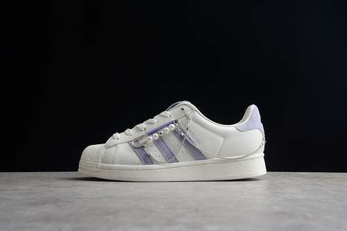【280】[GZ3389]-[SUPERSTAR SHOES CLOUD WHITE/CLOUD WHITE/LIGHT PURPLE]-[WOMAN:36-40]