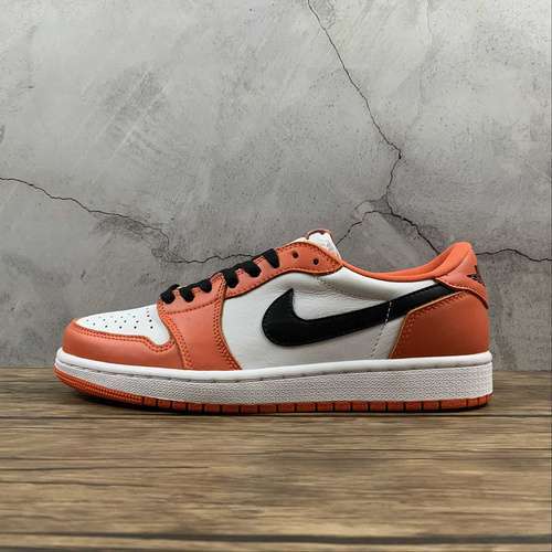 【320】[CZ0790-801]-[AIR JORDAN 1 LOW OG SHATTERED BACKBOARD STARFISH/WHITE/BLACK]-[UNISEX:36-47]