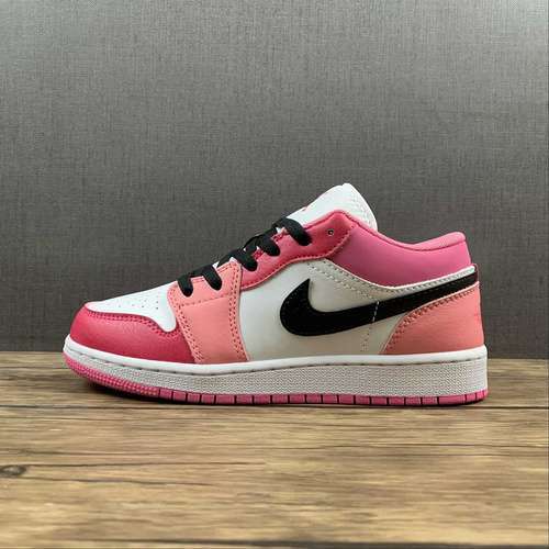 【280】[553560-162]-[AIR JORDAN 1 LOW GS WHITE/BLACK/PINKSICLE]-[WOMAN:36-39]