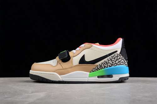 【300】[DZ2763-101]-[AIR JORDAN LEGACY 312 LOW GRADIENTS WHITE/KHAKI/BLACK/GREEN]-[UNISEX:36-45]