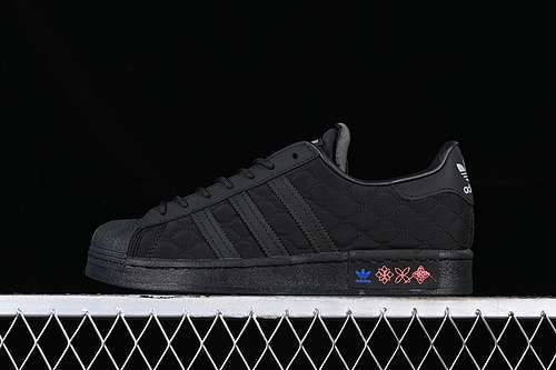 【230】[GX8826]-[SUPERSTAR BLACK]-[WOMAN:36-39]-[MAN:40-44]