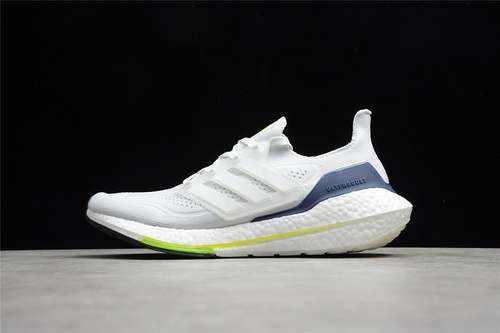 【320】[FY0371]-[ULTRABOOST 21 SHOES CRYSTAL WHITE/CLOUD WHITE/SOLAR YELLOW]-[WOMAN:36-39]-[MAN:40-45]